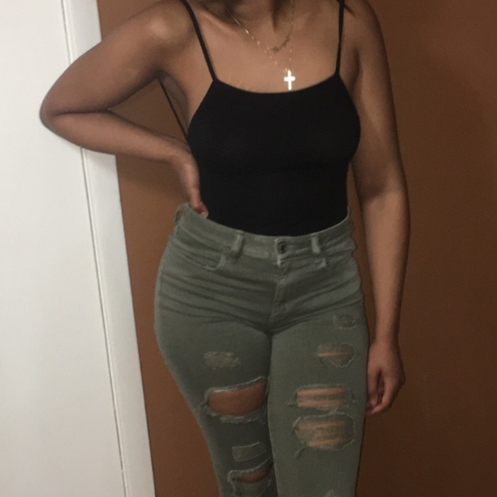 Boohoo bodysuit Black